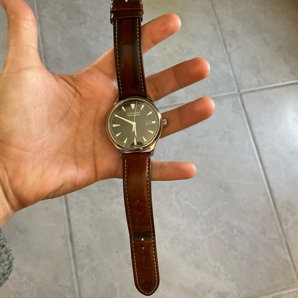 Men's Movado Heritage Series Calendoplan - Picture 5 of 5